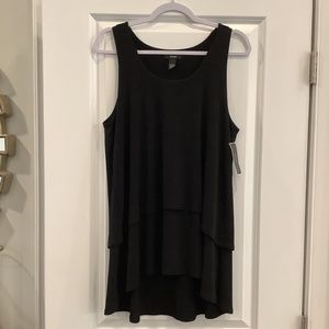 Alfani Cascading Hi Lo Sleeveless Tunic. NWT